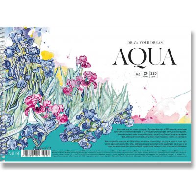 Shkolyaryk Skicák Muse Aquarelle A4 20 listů – Zboží Dáma
