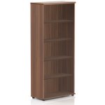 Lenza Vysoká skříň Visio 80 x 38,5 x 183,5 cm, ořech – Hledejceny.cz