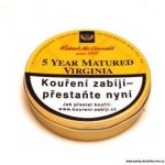 Robert McConnell Dýmkový tabák 5 Year Matured Virginia 50g – Zboží Dáma