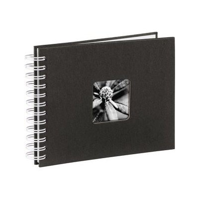 Hama album klasické spirálové FINE ART 24x17 cm, 50 stran, černá, bílé listy – Hledejceny.cz