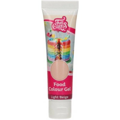 FunCakes Gelová barva světle béžová 30 g – Sleviste.cz