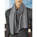 Pánská elegantní vlněná šedá šála – Zboží Dáma