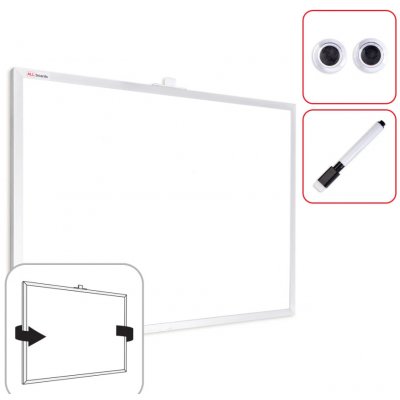 Allboards HWB34A+3M Bílá magnetická tabule 40 x 30 cm – Zboží Dáma Allboards HWB34A+3M Bílá magnetická tabule 40 x 30 cm – Zboží Dáma