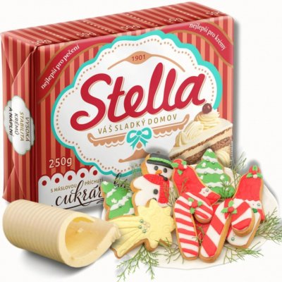 Stella cukrářská s máslovou příchutí tuk na cukroví 250 g – Zboží Dáma