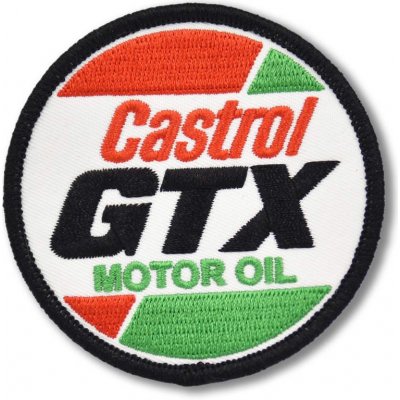 Moto nášivka Castrol GTX 7 cm – Zboží Mobilmania