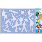 Koh-i-noor šablona Skateboard 9820 – Zboží Dáma