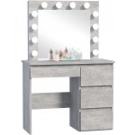 Bestent Toaletní stolek s LED zrcadlem Cleopatra Stone – Hledejceny.cz