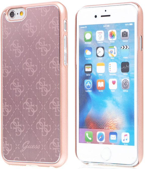 Pouzdro GUESS G Apple iPhone 6 / 6S - plast / hliník - Rose zlaté růžové od  299 Kč - Heureka.cz