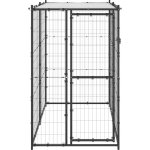vidaXL Venkovní psí kotec se střechou 110 x 220 x 180 cm – Zboží Dáma