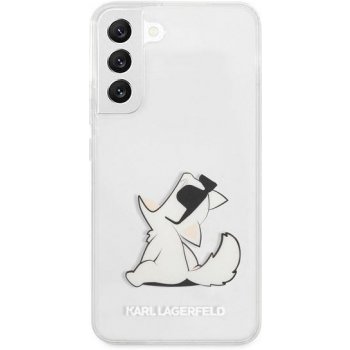 Pouzdro Karl Lagerfeld PC/TPU Choupette Eat Samsung Galaxy S22+ 5G čiré