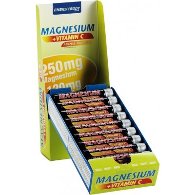 EnergyBody Magnesium Liquid + Vitamín C ananas 20 x 25 ml