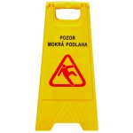 ZLKL Výstražná cedule 61 x 30 cm žlutá Pozor mokrá podlaha – Zboží Dáma