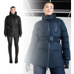 Kabát Aztec Diamond Premium Belted dámský navy – Zboží Dáma