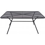 ROJAPLAST Zahradní stůl PATIO černá, 160x90 cm – Hledejceny.cz