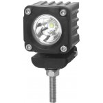 LED světlo mini čtvercové, 1x10W, 36x36mm, bodový paprsek, ECE R10 – Sleviste.cz