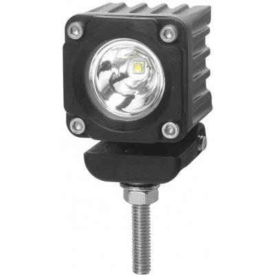 LED světlo mini čtvercové, 1x10W, 36x36mm, bodový paprsek, ECE R10 – Sleviste.cz