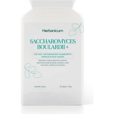 Herbanicum SACCHAROMYCES BOULARDII+ 30 kapslí – Hledejceny.cz
