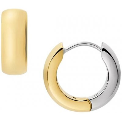 Fossil Elegantní bicolor kruhové náušnice JF04899998 – Sleviste.cz