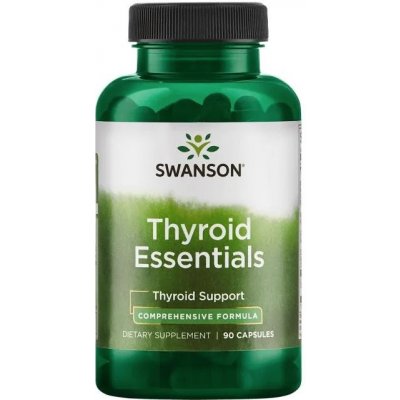 Swanson Thyroid Essentials zdraví štítné žlázy 90 kapslí
