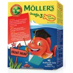 Mollers Omega 3 Želé Rybičky malinová příchuť 45 tablet – Zboží Mobilmania