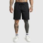 Iron Aesthetics Pánské sportovní šortky Aero černé – Sleviste.cz