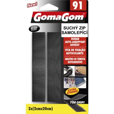 GomaGom suchý zip GG 2cmx20cm černý – Hledejceny.cz
