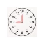 HIT OFFICE Školní hodiny bílé karton 20 x 20 cm. – Zboží Dáma