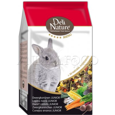 Deli Nature 5* Menu Dwarf Rabbits Junior 2,5 kg