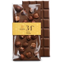 Čokoládovna Janek čokoláda mléčná s lískovými ořechy 105 g