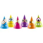 PartyDeco Párty čepičky Monster 16cm 6ks – Hledejceny.cz