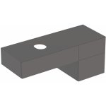 Geberit VariForm - Umyvadlová skříňka, 1350x510x550 mm, 3 zásuvky a zápachová uzávěrka, lávová 501.190.00.1