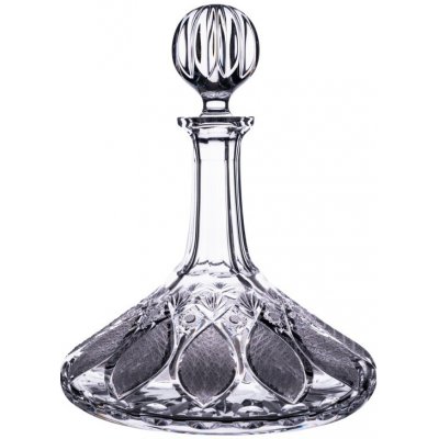 Bohemia Crystal broušená karafa na likér, rum, whisky - Brus Paříž 1000ml – Hledejceny.cz