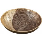 Zlatá dekorační mísa měsíc 29,5 x 29,5 x 9 cm – Hledejceny.cz