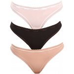 Calvin Klein 3PACK dámská tanga vícebarevné QD3802E FIY – Hledejceny.cz