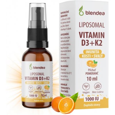 Blendea Lipozomální Vitamin D3+K2 sprej 10 ml – Hledejceny.cz