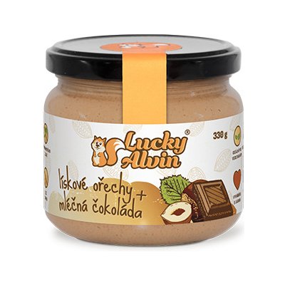 Lucky Alvin Lískové ořechy s mléčnou čokoládou 330 g