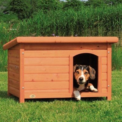 Trixie Bouda pro psa dřevěná rovná střecha 104 x 72 x 68 cm – Zboží Dáma