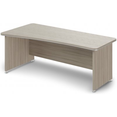 Lenza Ergonomický stůl TopOffice 200 x 100 cm, levý, driftwood