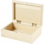 Creativ Company Dřevěná krabička obdélníková 14 × 9 × 5 cm – Hledejceny.cz