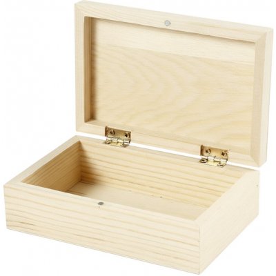Creativ Company Dřevěná krabička obdélníková 14 × 9 × 5 cm – Hledejceny.cz
