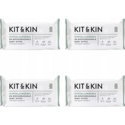 Kit & Kin vlhčené ubrousky 60 ks – Sleviste.cz