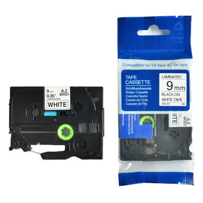Kompatibilní páska Brother TZ-223 / TZe-223, 9mm x 8m, modrý tisk / bílý podklad – Zboží Živě