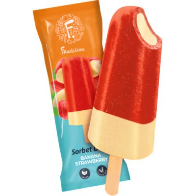 Fruitisimo Banánovo-jahodový sorbet 70 ml – Hledejceny.cz