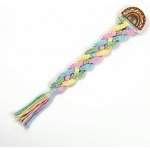 Macrame záložka do knihy - Duha – Hledejceny.cz