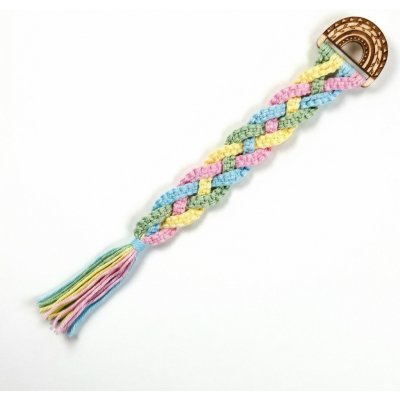 Macrame záložka do knihy - Duha – Hledejceny.cz