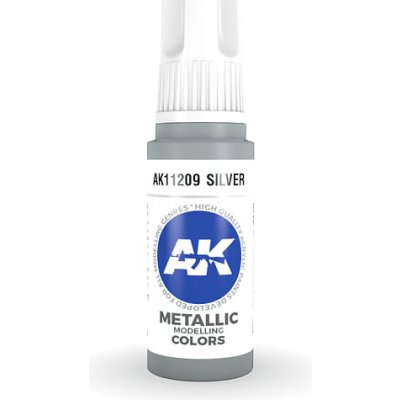 AK Interactive Silver 17ml – Zboží Mobilmania