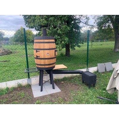 Jumon Dřevěná udírna zahradní 50x50x60 – Sleviste.cz