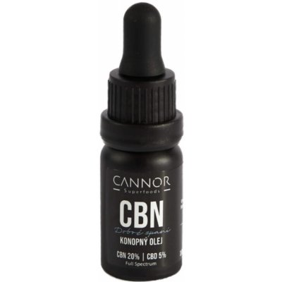CANNOR CBN konopný olej Dobré spaní 20% - 20% CBN + 5% CBD 10 ml – Zbozi.Blesk.cz