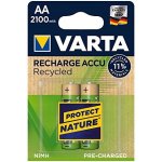 Varta Recycled AA 2100 mAh 2ks 56816101402 – Zboží Živě