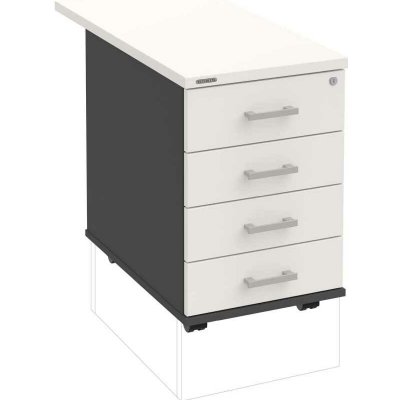 Hobis K 34 C N 80 4 zásuvky napříč 80 cm antracit bílá – Hledejceny.cz